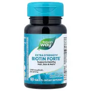 Nature's Way, Biotin Forte®, Extra Strength, 60 Tablets