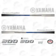 Yamaha 300 HP V6 4 Stroke outboard engine decals sticker set reproduction 2013