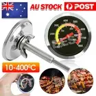 Barbecue Thermometer Oven Pit Temp Gauge 10~400℃ BBQ Smoker Grill Temperature