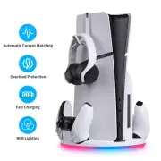 Charging Dock Stand Station Gamepad Charger For Sony PS5 Slim Console Controller
