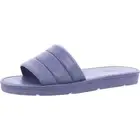 Vince Womens olina Purple Leather Pool Slides Shoes 7.5 Medium (B,M) BHFO 8189