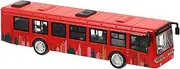COMNESTBI Simulation City Bus Toy for Boy Girl Pull Back Bus Model Sturdy Vehicle Plaything for Boys and Girls Creative for Toddlers Fun Easy to Play Car Toy