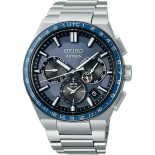 SEIKO 精工 Astron 大谷翔平廣告款 SSH109J1 GPS衛星定位雙時區鈦金屬手錶 5X53-0BR0B