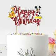 Micky Mouse Happy Birthday Cake Topper