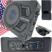 Gravity Warzone WZ100ST 10" Pro Audio Active Compact Under Seat Slim...
