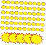 GARIOUANS 100pcs Small Price Tags Easy to Write Retail Signs for Supermarkets and Stores Tags for Fruits and Vegetables Paper Labels for Quick Application