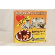 Vtg 1970's Mini Springform Pan Small Bundt Pan Das Back Paradies Mini Springform