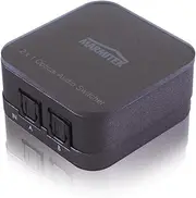 Toslink Audio Switch - Marmitek Connect TS21 - Audio Soft Optical - 2 On/1 Off - S/PDIF - 192 kHz Sampling Rate - Dolby Digital - DTS - Fibre Optic Switch