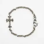 CHROME HEARTS 克羅心 CH 925銀龍蝦扣TINY十字架手鍊