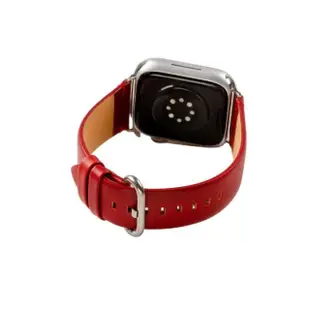 【n max n】Apple Watch 智慧手錶錶帶/雅致系列/皮革錶帶 辣椒紅 42mm - 49mm(AP-WA42-44-45-49-7004)