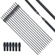 30" Fiberglass Arrows Target Arrows Removable Tips for Compound Bow/ Recurve Bow