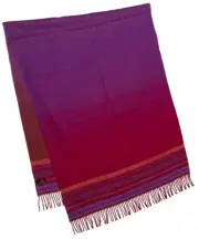 PAUL SMITH SUPER SOFT LUXURIOUS LAMBSWOOL / CASHMERE SHADES OF RED SCARF BNWT