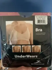 NEW Dance BRA Top Size CHILD MEDIUM Nude Clear Back & Straps Underwears