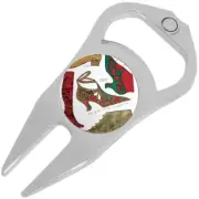 Shoes Fancy Golf Ball Marker Divot Repair Tool Bottle Opener