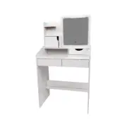 NNEDSZ Makeup Vanity Mirror Desk Table with LED Lighting