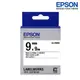 EPSON LK-3WBN 白底黑字 標籤帶 一般系列 (寬度9mm) 標籤貼紙 S653401