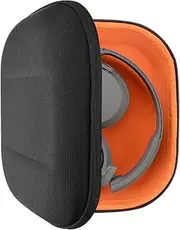 Geekria Shield Headphones Case Compatible with Skullcandy Riff2, Riff, Lowrider Case, Replacement Hard Shell Travel Carrying Bag with Cable Storage (Black)