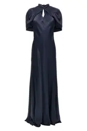 ALBERTA FERRETTI Long Satin Dress