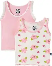 [Kic Kee Pants] Baby Girls' Scalloped Edge Tank Set Prd-kptks491s16d2-Lnatnlb - Pink