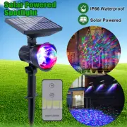 Christmas Outdoor LED Laser Star Projector Light Garden Landscape Lamp w/ Solar