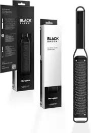 Microplane Black Sheep Zester - Ultra-Sharp Stainless Steel Blade, Ideal for ...