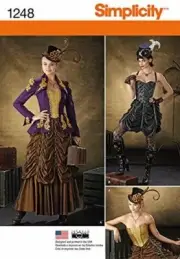 Simplicity Sewing Patterns 1248 Misses Steampunk Costumes Size 6-12 HH