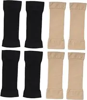 Healvian Seamless Arm Sleeves 4 Pairs Arm Shaperwear for Women Elastic Slimming Wraps and Promote Circulation