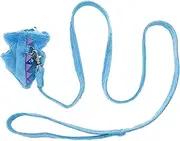 Abaodam Pet Traction Rope Vest Comfortable Harness for Ferrets Practical Lightweight Leash for Animals with Bell for Walking and Outdoor Use
