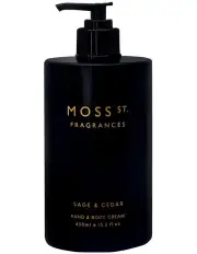 [Moss St. Fragrances] Sage & Cedar - Hand & Body Cream 450ml
