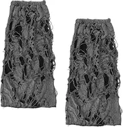 [Generic] Women Leg Warmers Fashion Tattered Long Socks Cute Boot Socks Girls Knee High Leg Socks for Party Outdoors