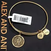 Alex and Ani Letter R Initial Charm Bracelet