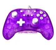 Nintendo Switch PURPLE Cosmo Berry Rock Candy Wired Controller NEW