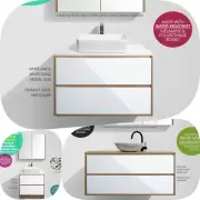 *Sale* 600mm Duo White Oak Matte White Two Tone Wall Hung Vanity Stone Top