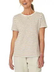 [Gordon Smith] Classic Stripe Tee in Beige
