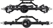 Rock Crawler Axle for 1/10 RC Truck Crawler Axle Upgrades Parts CNC Metal Front and Rear Axle