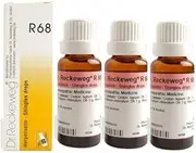 ack Of 3 - Dr.Reckeweg Germany R68 Shingles Skin Rash Drops