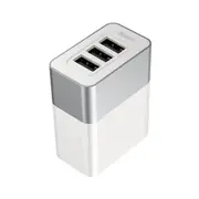 3 Ports 3.4A Fast Travel Wall Charger US Plug For iPhone X 8Plus Oneplus 5t Xiaomi 6 Mi A1 WHITE COLOR