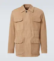 [Brioni] Brioni Suede field jacket AU 96 beige