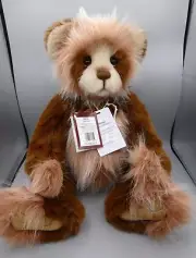 Charlie Bears Denise Retired Plumo Teddy Bear from the 2020 Plush Collection