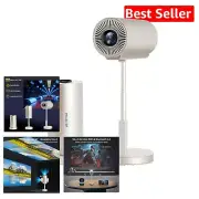 Full HD 1080P Mini Projector with Foldable Stand & 5W Speaker - Ultimate Cinema
