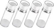 VALICLUD 4pcs Refillable Pump Dispenser Bottles Travel Containers for Lotion Cream and Foundation Durable Moistureproof Design Easy Control Press Pump for Skincare