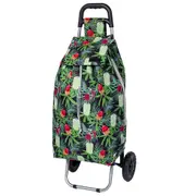 Sachi Sprint 45L Shopping Trolley Storage Grocery Cart Bag w/ Wheels Banksia