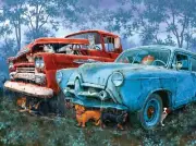 SunsOut Raining Cats and Dogs 1000 Piece Jigsaw Puzzle