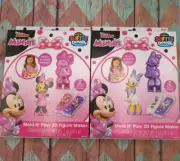 Disney Minnie/Daisy Cra Z Art Softee Dough Mold n Play 3D Figure Maker 2 packs