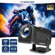 Android 11 Projector 4K Native 1080P Dual Wifi6 BT5.0 Cinema Outdoor Portable