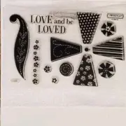Close To My Heart Charmed Clear Acrylic Stamps C1385