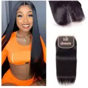 5x5 Lace Frontal 10A Brazilian Pre Plucked human hair 18in