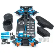 1/10 Scale RC 4WD Alloy Metal & Carbon Racing Car Frame For TAMIYA TT01 TT-01
