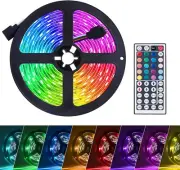 LED Strip Lights RGB Color, Home, Kitchen, Bedroom, Dorm, Desk, Remote Control