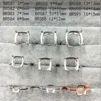 在飛比找蝦皮購物優惠-925 Silver Ring Support Fat Sq